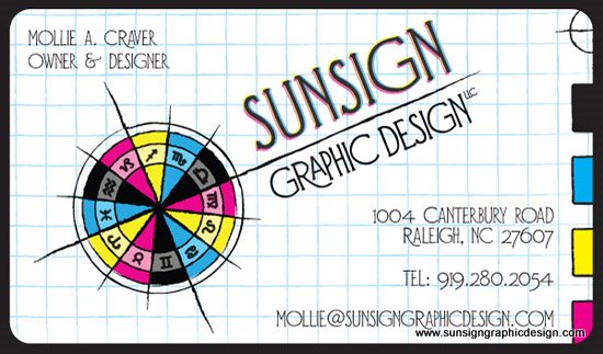 2008 SunSign Winter Business Card