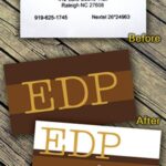 Buddy Purnell Business Card Before _ After